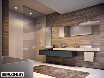 Комплект мебели для ванной комнаты Cubik N°12