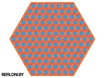 Ковер Hexagon Red/Blue