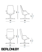 Кресло для кабинета директора Uno Lounge (84478)