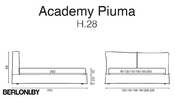 Кровать Academy Piuma (47991)