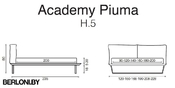 Кровать Academy Piuma (47991)