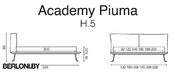 Кровать Academy Piuma (47991)