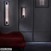 Настенный светильник Caged Wall 1.0 / L / Satin Black Marble Арт. EU-CGW-L-SBM