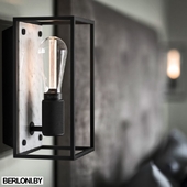 Настенный светильник Caged Wall 1.0 / M / Brushed Steel Арт. EU-CGW-M-BST