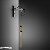 Настенный светильник Hooked Wall / Nude / Stone / Brass Арт. UK-HKW-TO-SN-BR