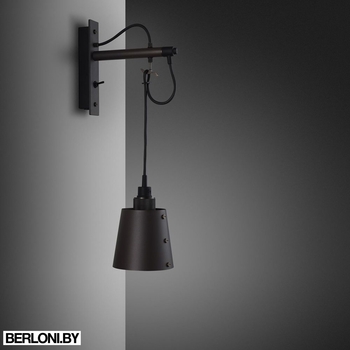 Настенный светильник Hooked Wall / Small / Graphite / Smoked Bronze Арт. UK-HKW-TO-S-GR-SM