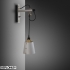 Настенный светильник Hooked Wall / Small / Stone / Brass Арт. UK-HKW-TO-S-SN-BR