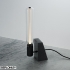 Настольная лампа Stoned Table Light / Honed Black Granite Арт. EU-STL-HGB-CR