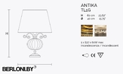 Настольный светильник Antika (60855)