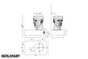 Низкая консоль с раковиной Forma Mentis