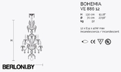 Подвесной светильник Bohemia Ve 886