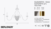 Подвесной светильник Elegantia (60836)