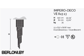 Подвесной светильник Impero Ve 843