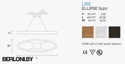 Подвесной светильник Libe Ellipse