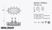 Подвесной светильник Maria Teresa Ve 921