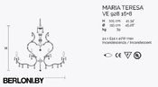 Подвесной светильник Maria Teresa Ve 928