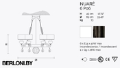 Подвесной светильник Nuare (60717)
