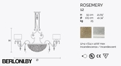 Подвесной светильник Rosemary (60814)