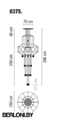 Подвесной светильник Wireflow (60980)