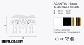Потолочный светильник Acantia (60448)
