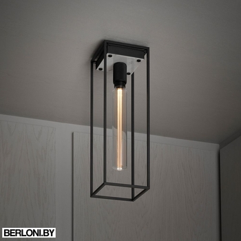 Потолочный светильник Caged Ceiling 1.0 / L / Polished White Marble Арт. EU-CGC-1L-PWM