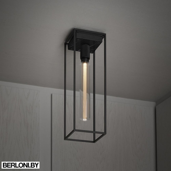 Потолочный светильник Caged Ceiling 1.0 / L / Satin Black Marble Арт. EU-CGC-1L-SBM