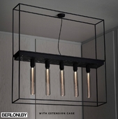 Потолочный светильник Caged Ceiling 5.0 / Satin Black Marble Арт. EU-CGC-5-SBM