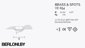 Прожектор Brass & Spots Ve 854