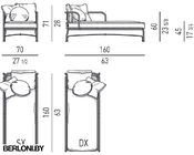 Садовая кровать Le Parc Chaise Longue