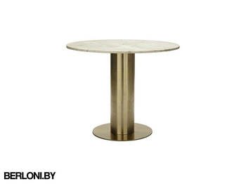 Стол Screw Table Top Large Tube Base Brass