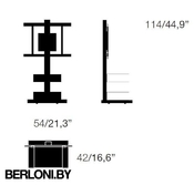 Тумба под телевизор Ptolomeo Tv Light