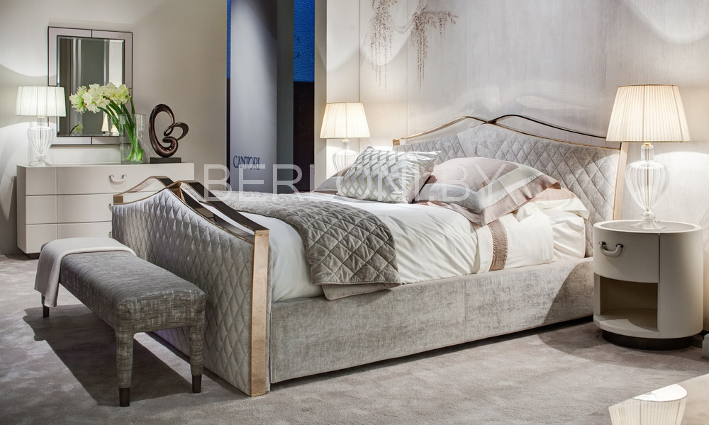 Итальянская двуспальная кровать Valentino фабрика Cantori Италия 